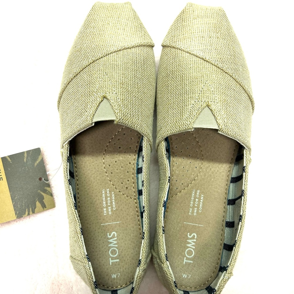 TOMS Classic Natural Heritage Canvas Slip-Ons - The Venice Collection - Picture 2 of 9